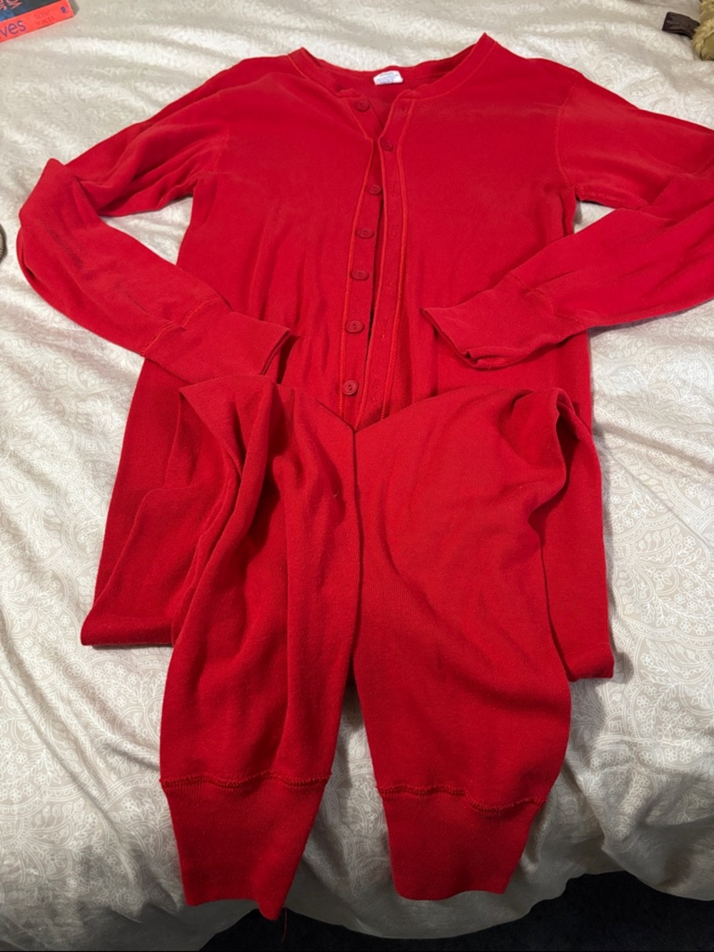 Halloween Men’s Red One-Piece long underwear